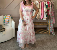 By The River - Blooming Romance Midi Dress