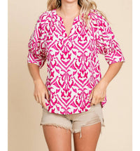 Jodifl - Half Raglan Sleeve Top