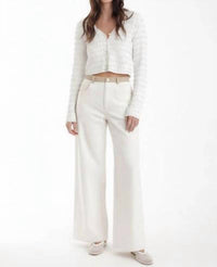 Karina Grimaldi - Anna Studded V-neck Cardigan