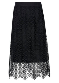 Purotatto Lace Pencil Skirt in pt 031 vu - women's skirt - alternate view