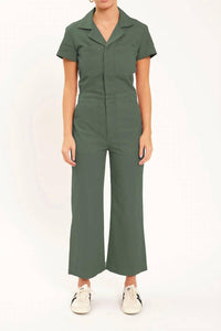Daze - Denim Maverick Short Sleeve Jumpsuit