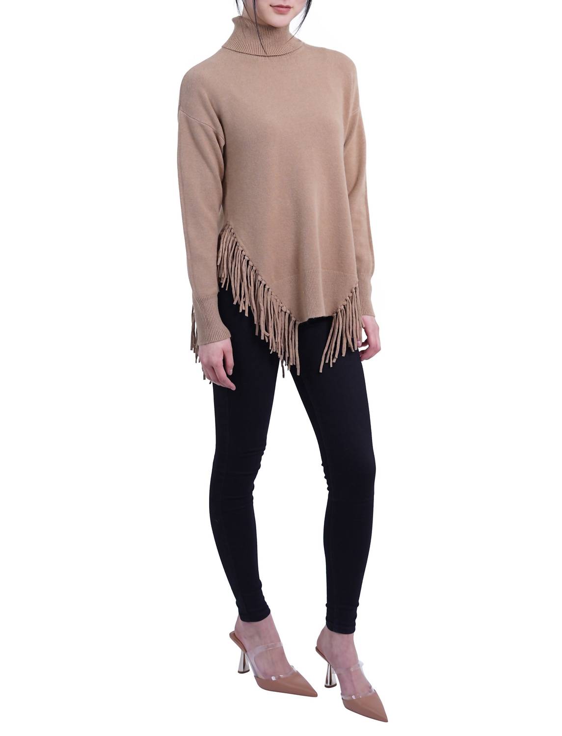 Love Token - Fringe Turtleneck Sweater