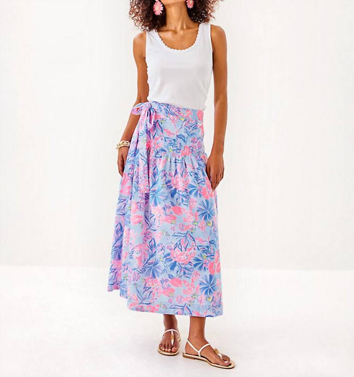 Lilly Pulitzer - Corina Cotton Midi Skirt