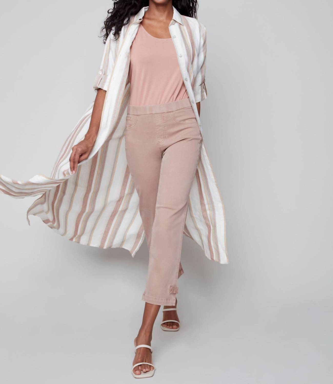 Charlie B - Verticle Stripe Duster Dress
