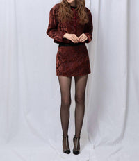 Needii - Josephine Jacquard Mini Skirt