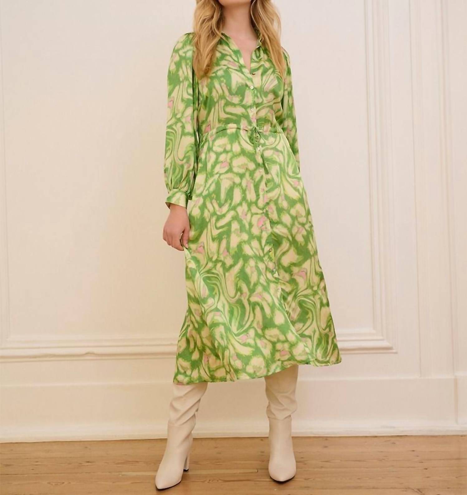 Esqualo - Long Floral Treasure Dress