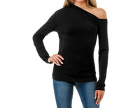 Ariella - Open Shoulder Ruched Top