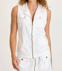Xcvi - Helsa Poplin Mesh Vest