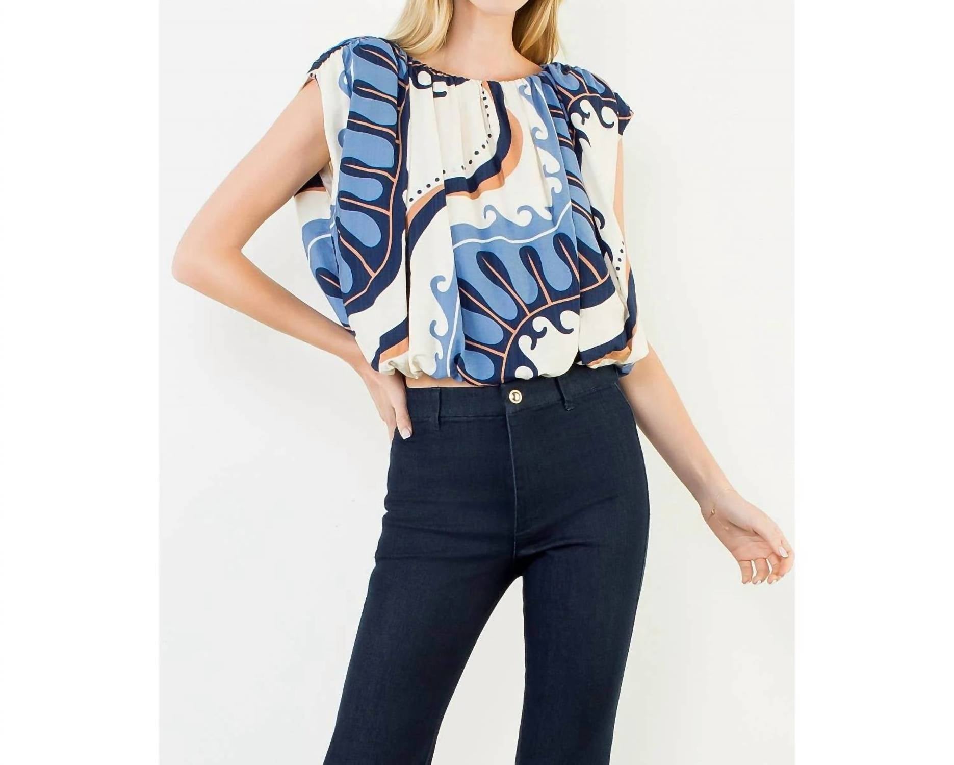 Thml - Sleeveless Abstract Top