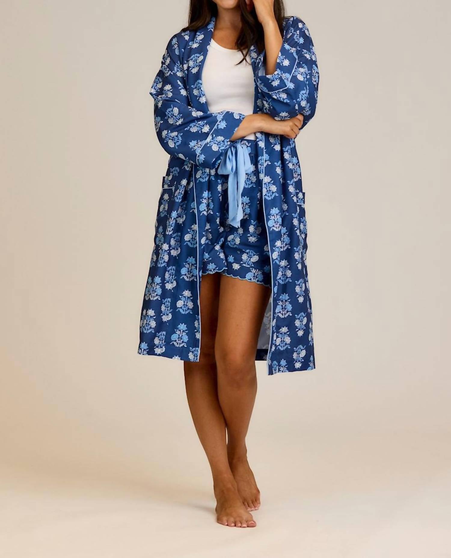 Mudpie - Floral Block Print Robe