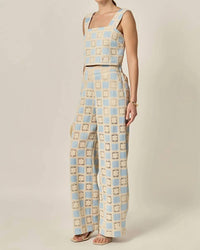 English Factory - Nashville Crochet Pant