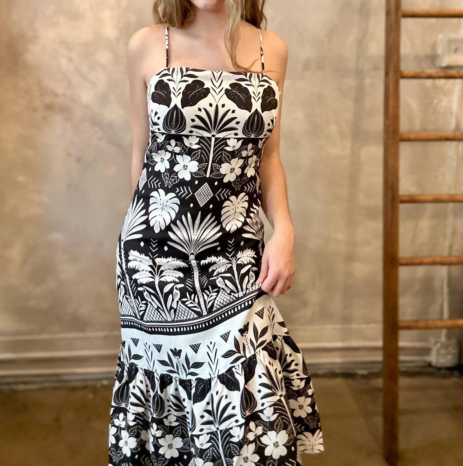 GILNER FARRAR Devora Dress in moroccan sha - women's dress - detail view