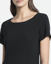 Luisa Cerano - Straight Fit Short Sleeve Dress