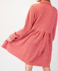 Easel - Button Down Shirt Dress