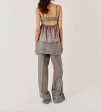 The Garment - Pine Straight Leg Skirt Pants