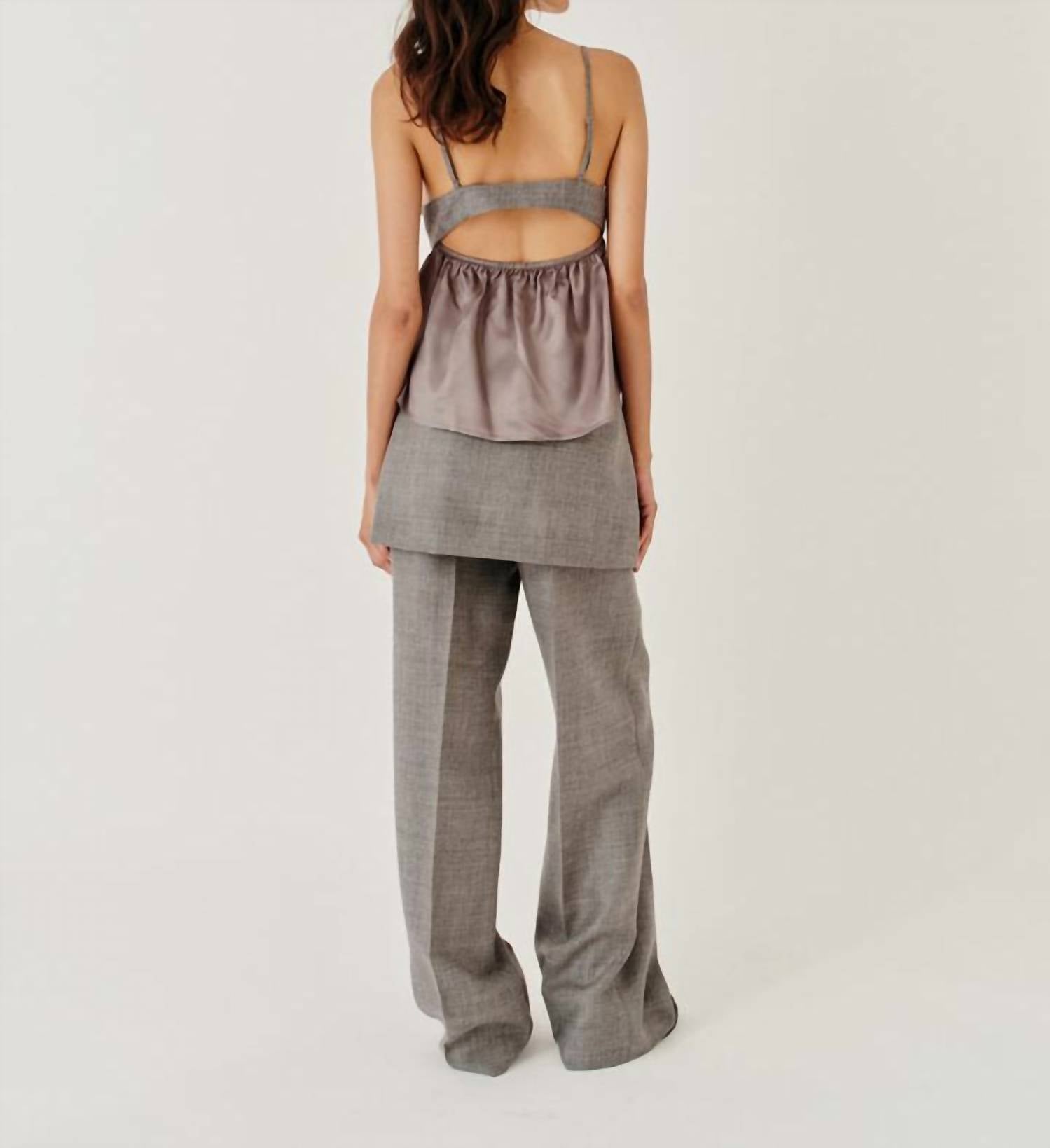 The Garment - Pine Straight Leg Skirt Pants