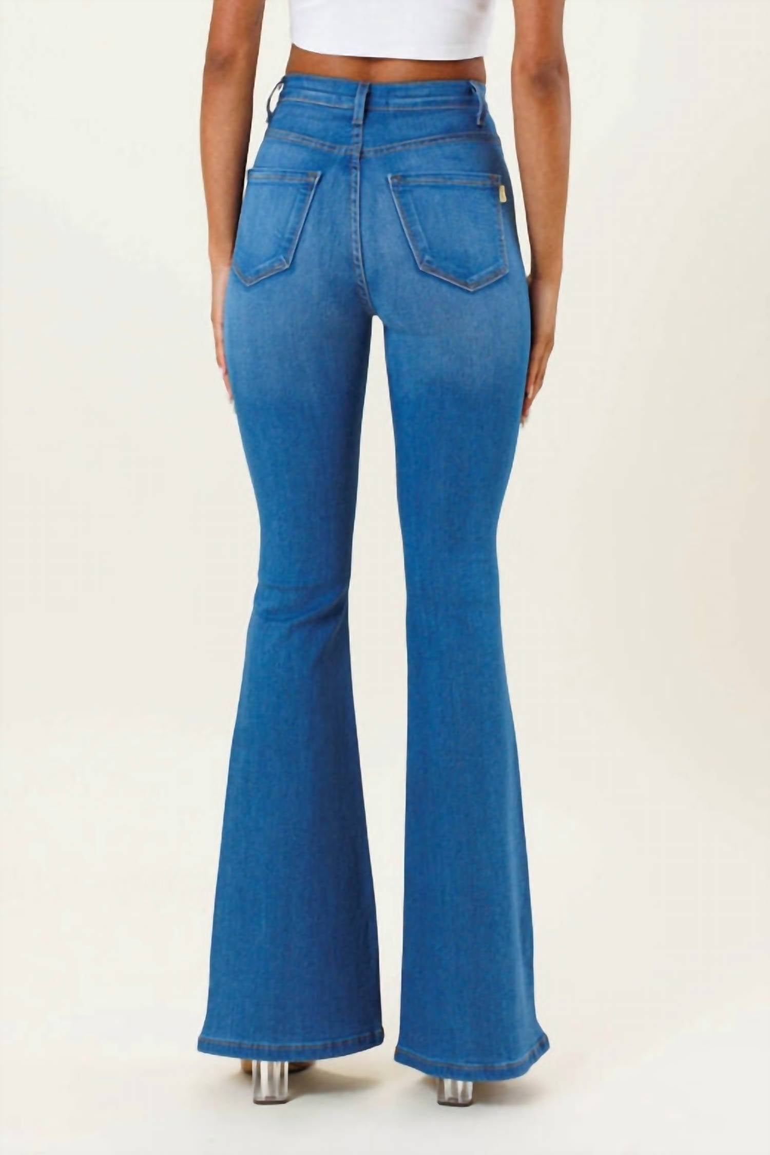 Vibrant M.I.U - High Waisted Flare Jeans