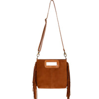 Penelope Chilvers - Women's Fringe Handy Suede Bag