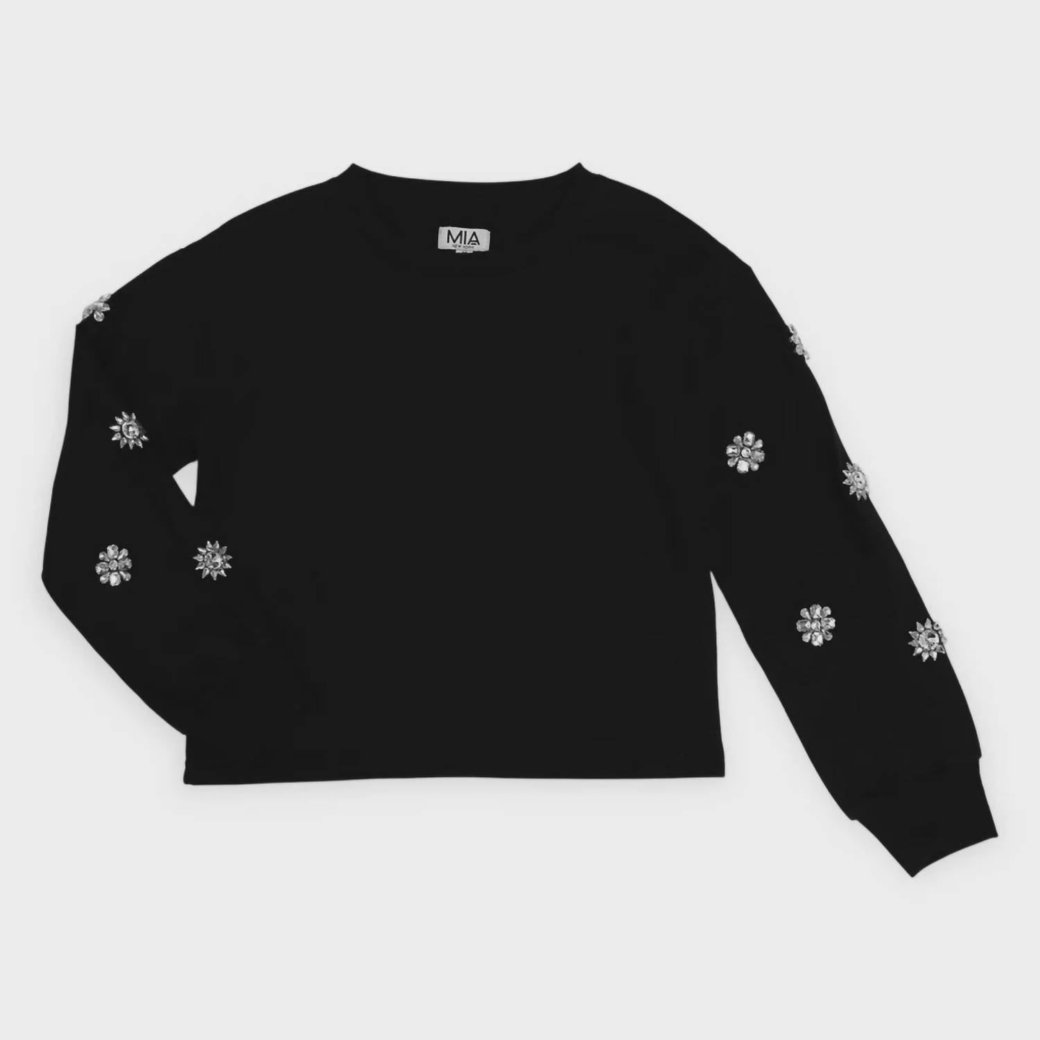 Mia - Kid's Jewel Sleeved Sweatshirt