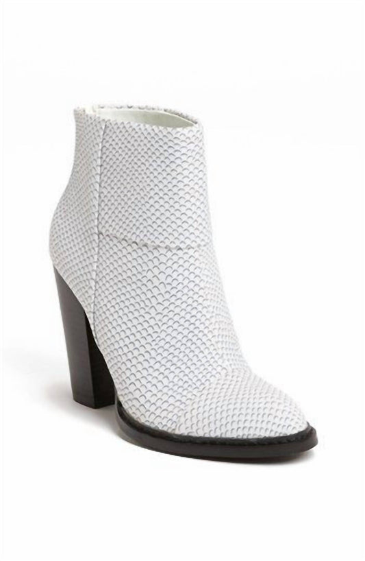 Chinese Laundry - Women's Elise Ginger Lizard Embossed Ankle Boots