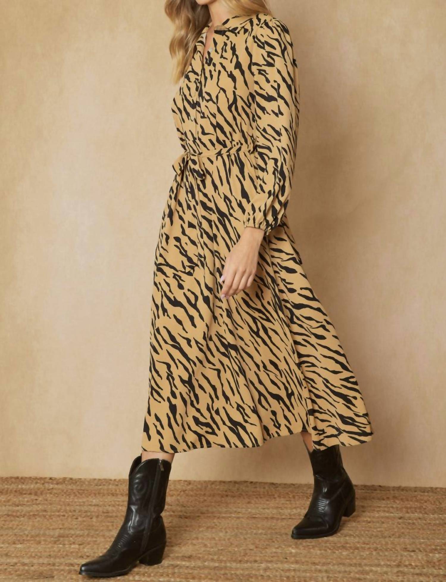 Entro - Button Up Maxi Dress
