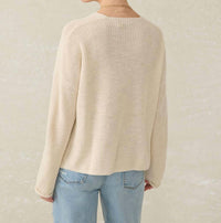 Faherty - Miramar Linen V-neck Sweater