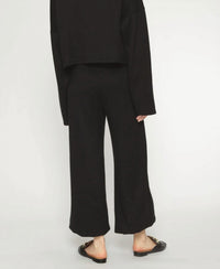 Ripley Rader - Women's Sweater Knit Wide Leg Pant Cropped