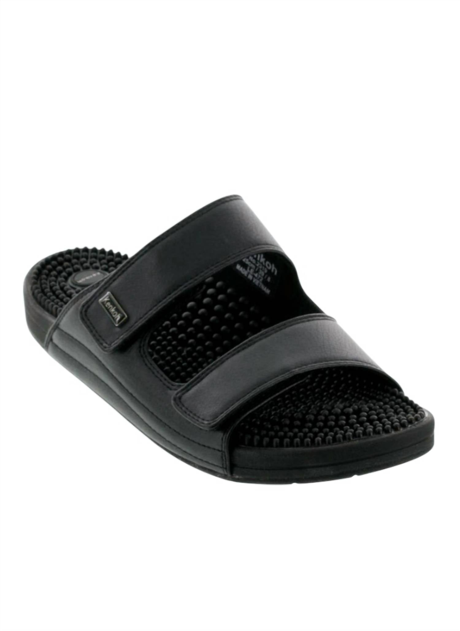 Kenkoh Unisex - Serenity V Massage Sandals in black - item