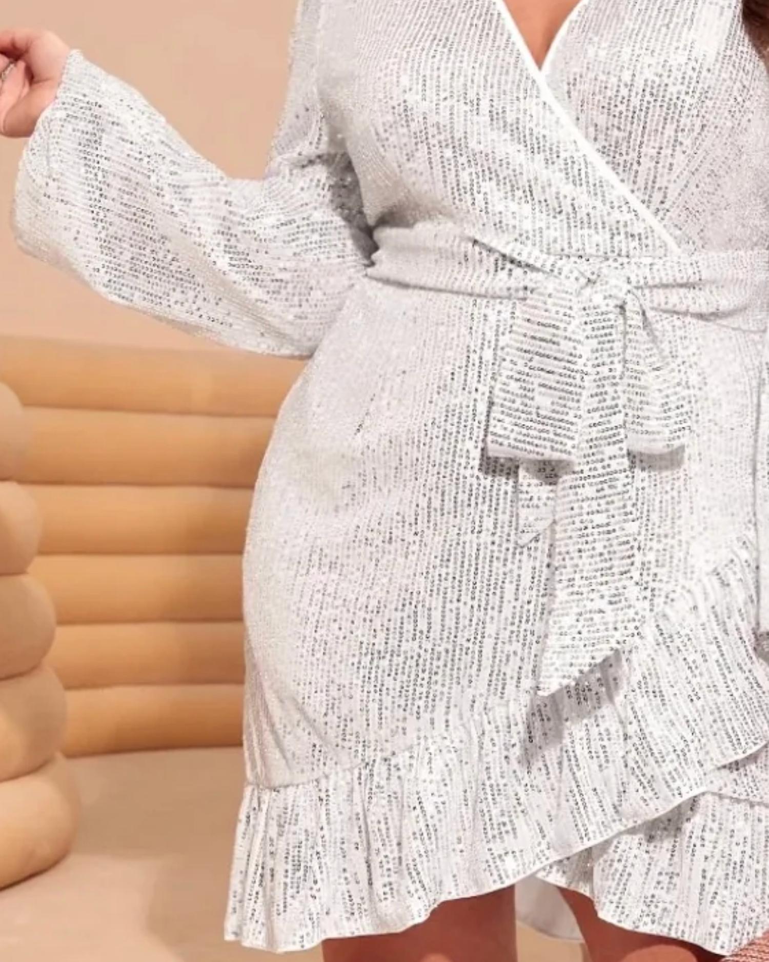 Curve Market - Lola Sequined Dress - Plus