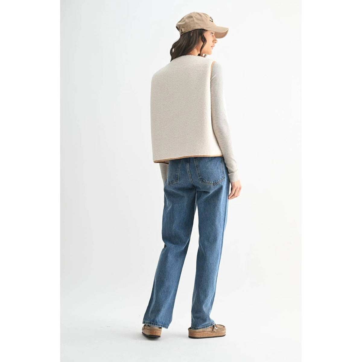 Wishlist - Contrast Fleece Vest