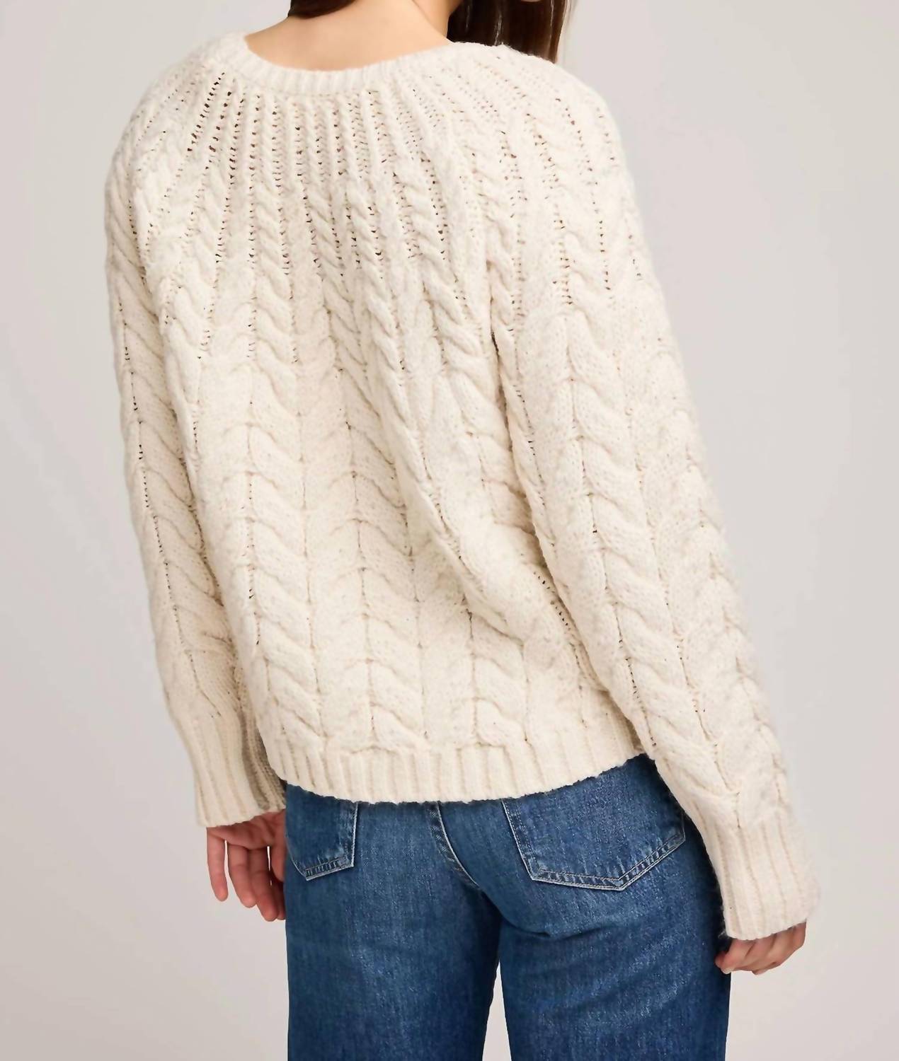 Gentle Fawn Lorenzo Sweater in cream - women's sweater - alternate view