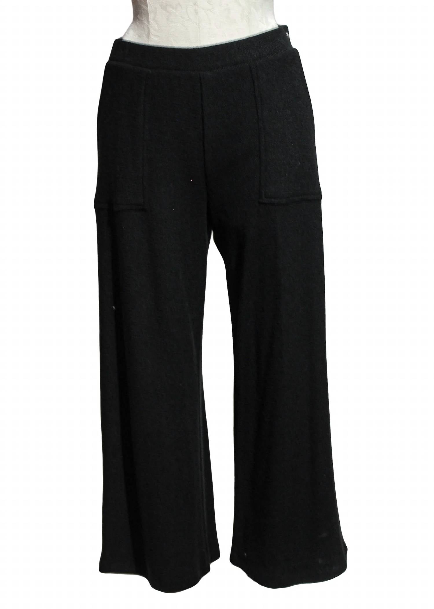 Compli K - Women's Cropped Knit Pull On Pants