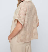 Renuar - Eyelet Back Blouse