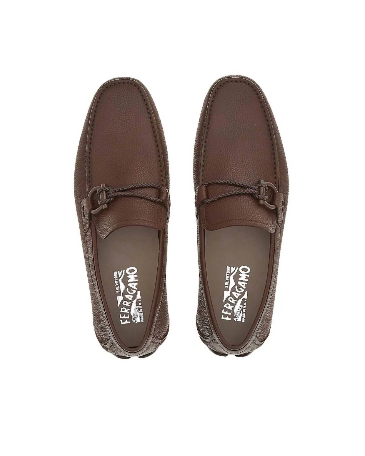 Salvatore Ferragamo - Men's Ornament Driver Shoes