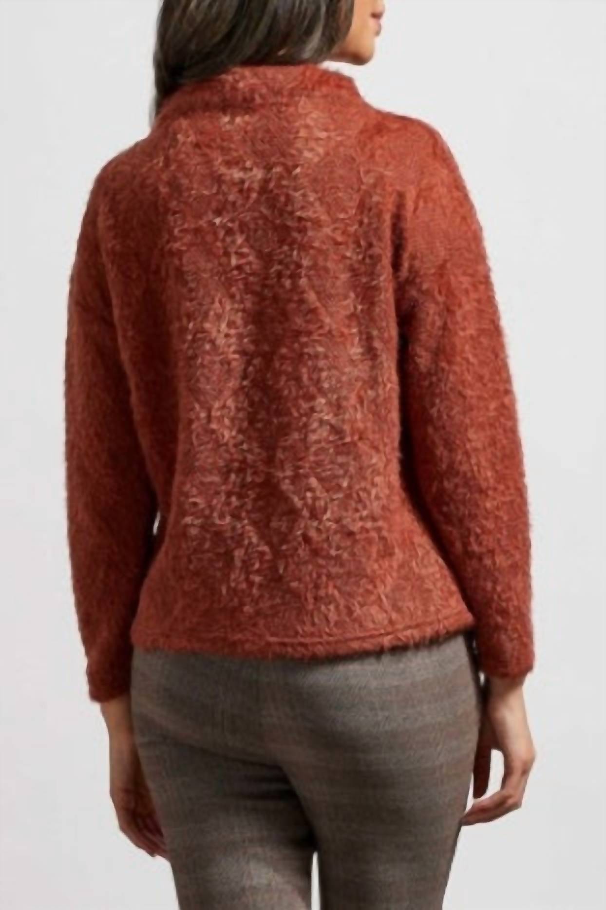 Tribalbyn - Funnel Neck Top Sweater