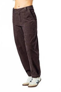 sundays Corduroy Sawyer Pants in chocolate brown - women's pants - alternate view