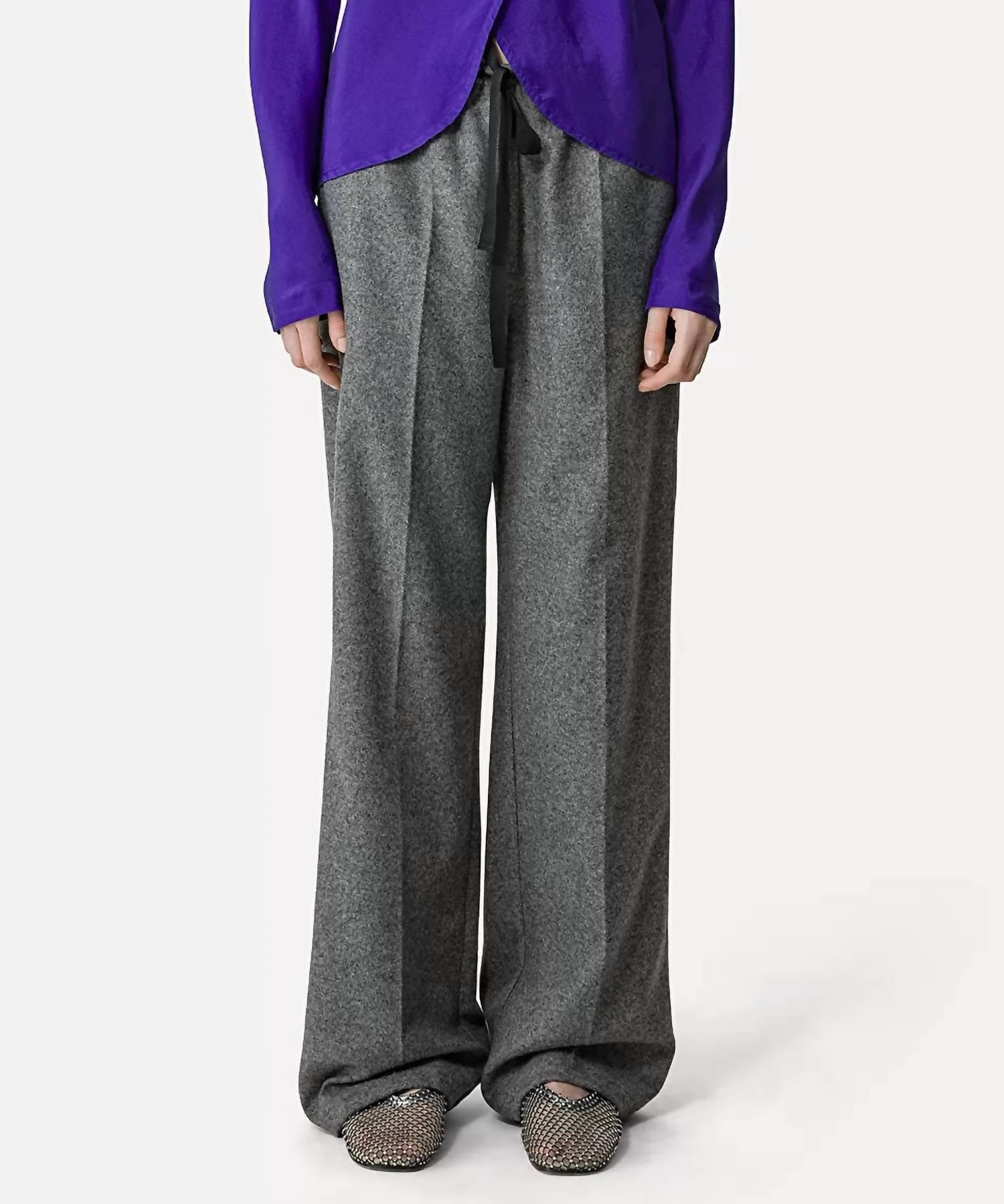 Forte Forte - Wool Cloth Drawstring Pants