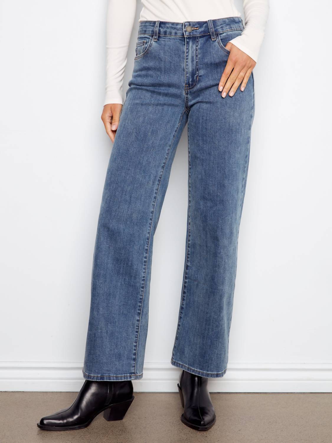 Charlie B - Chloe Wide Leg Jeans