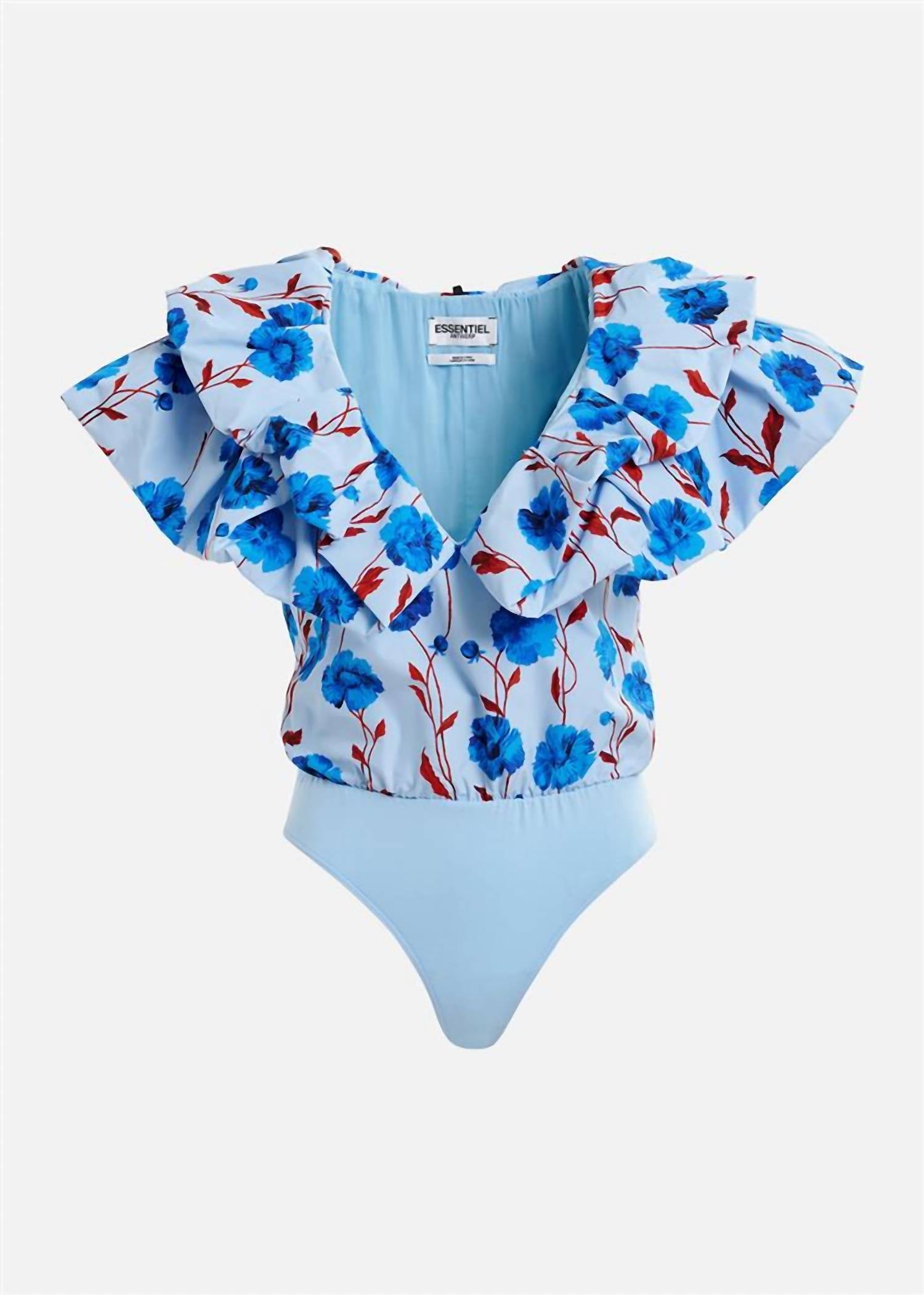 Essentiel Antwerp - Women's Hillary Voluminous Ruffle Bodysuit