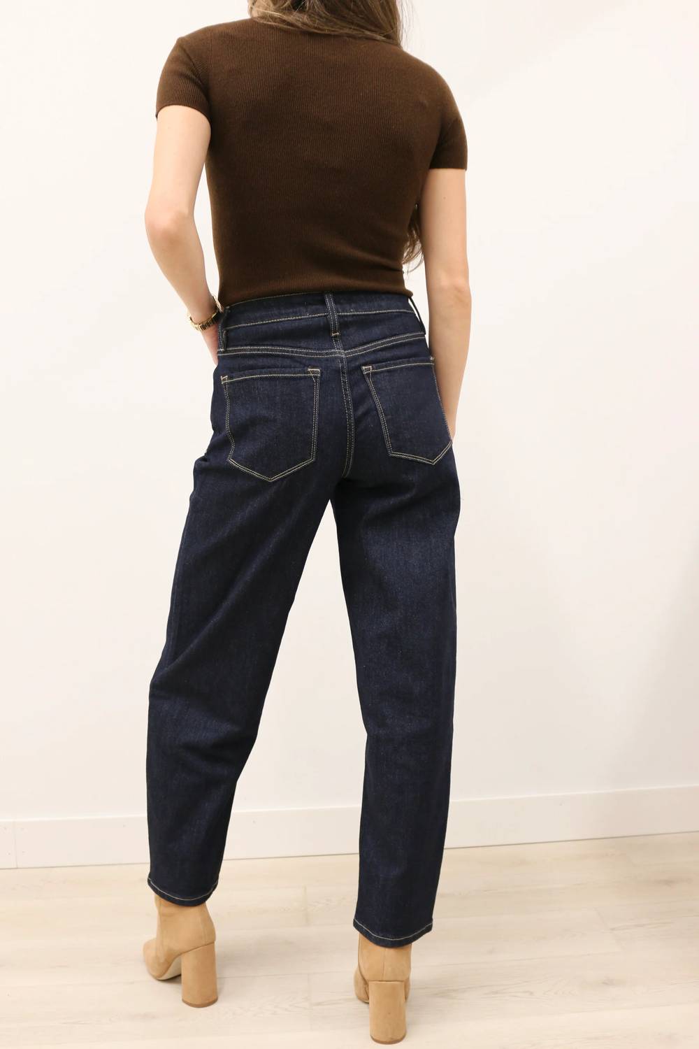 Vervet By Flying Monkey - Divinity High Rise Slim Barrel Jeans