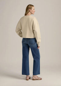 Favorite Daughter - Cropped Collegiate Sweatshirt