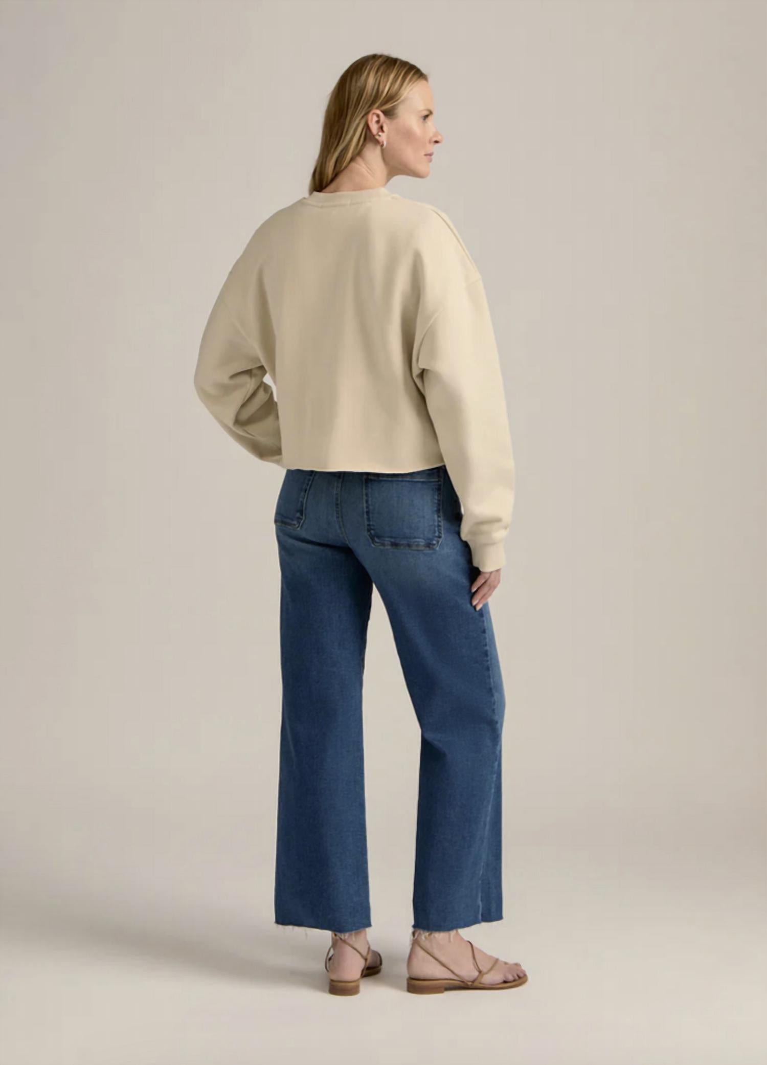 Favorite Daughter - Cropped Collegiate Sweatshirt