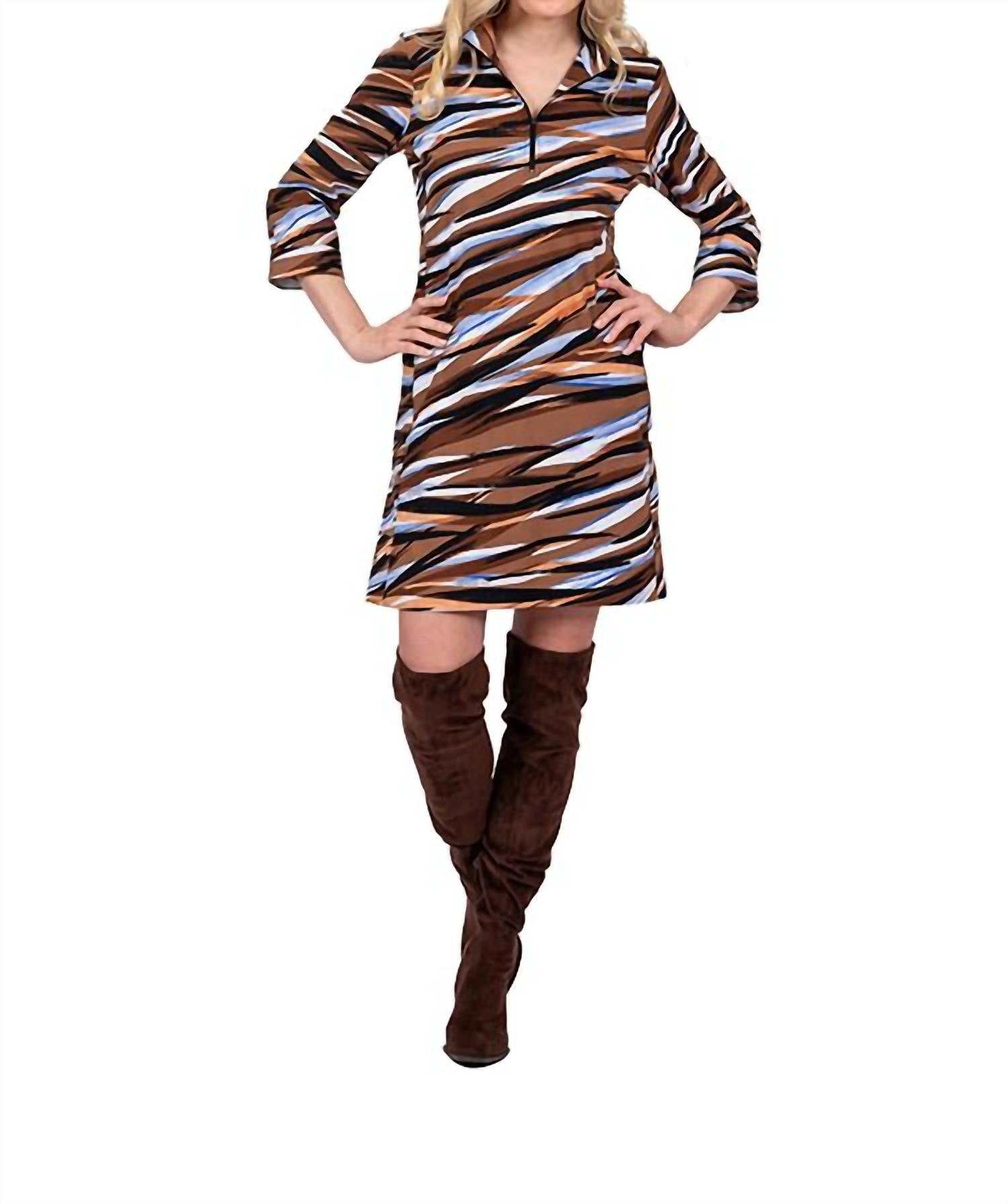 Scapa - Three Quarter Sleeve Mini Dress