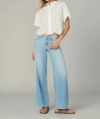 Joe'S Jeans - Women's The Eyelet Short Sleeve Shirt