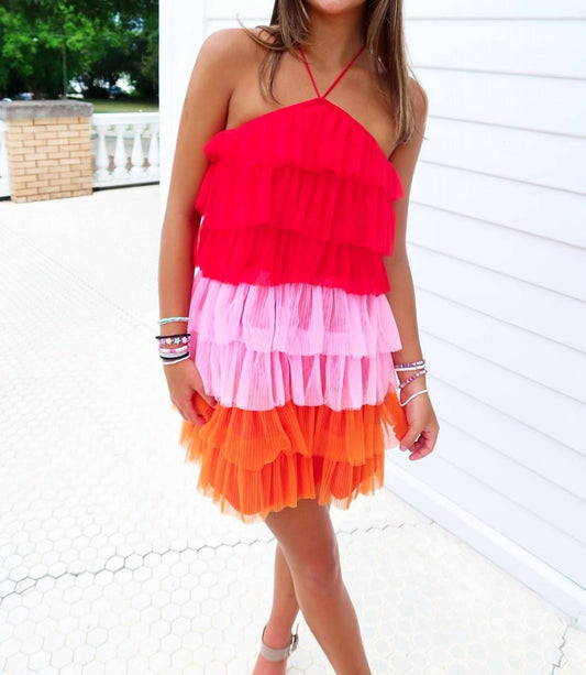 Tcec - Ruffle Organza Dress