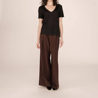 Grace & Mila - Stardust Lurex V-neck T-shirt