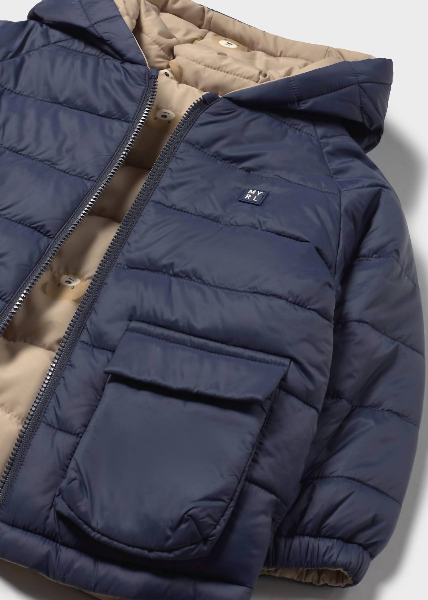 Mayoral - Kid's Reversible Soft Coat