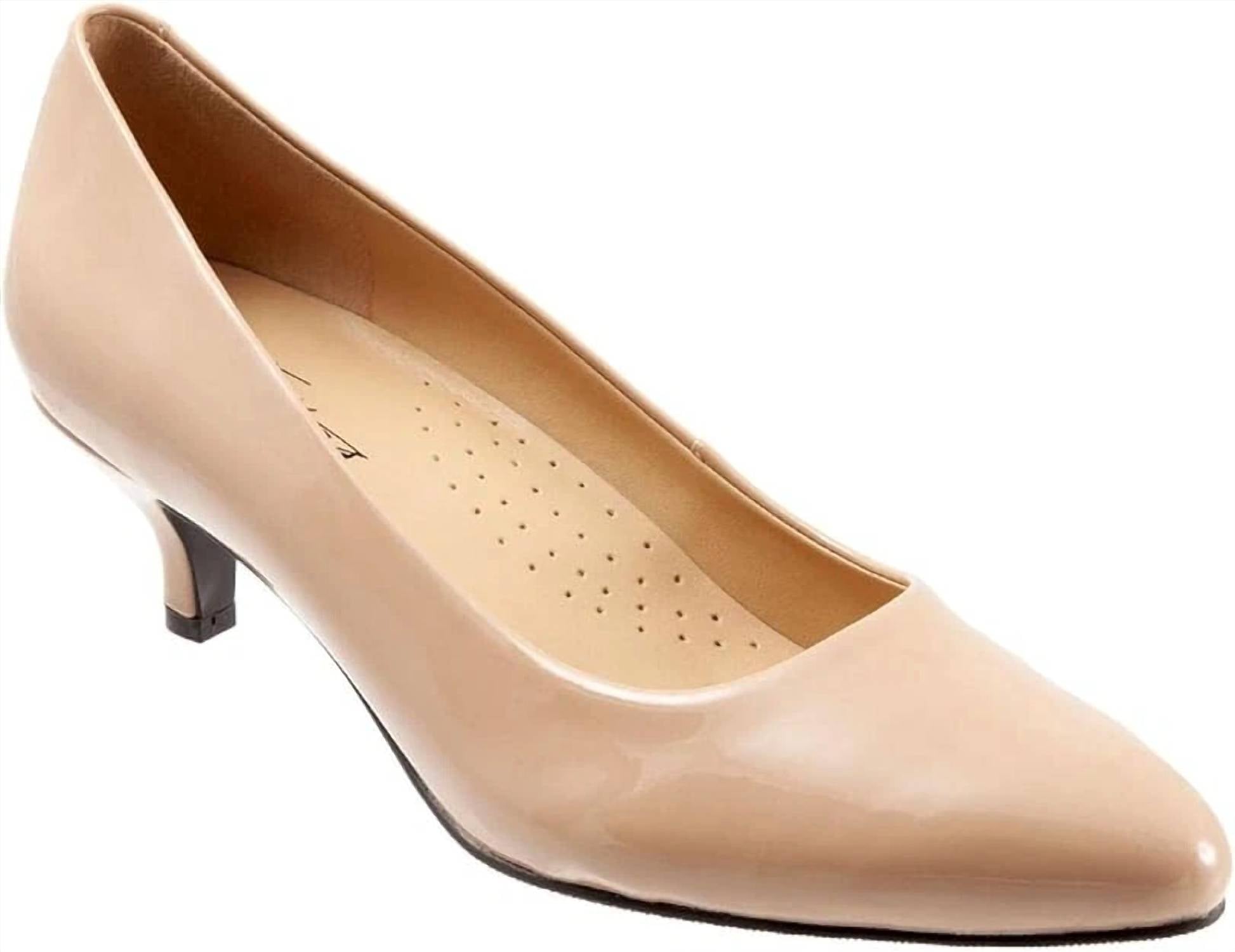 Trotters - Women's Kiera Faux Leather Kitten Heels