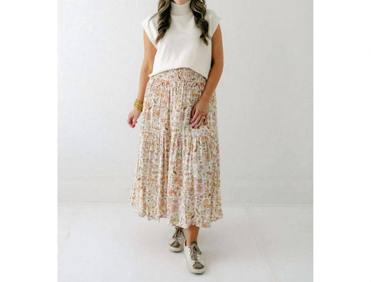 Karlie - Smocked Maxi Skirt