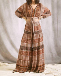 Illa Illa - Printed Wide Leg Jumpsuit